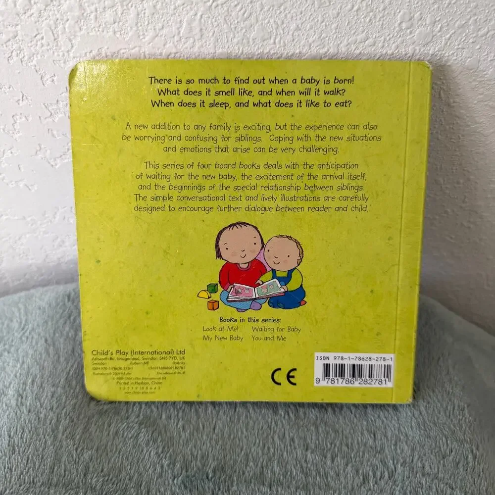 My New Baby Cardboard Childrens Book Rachel Fuller